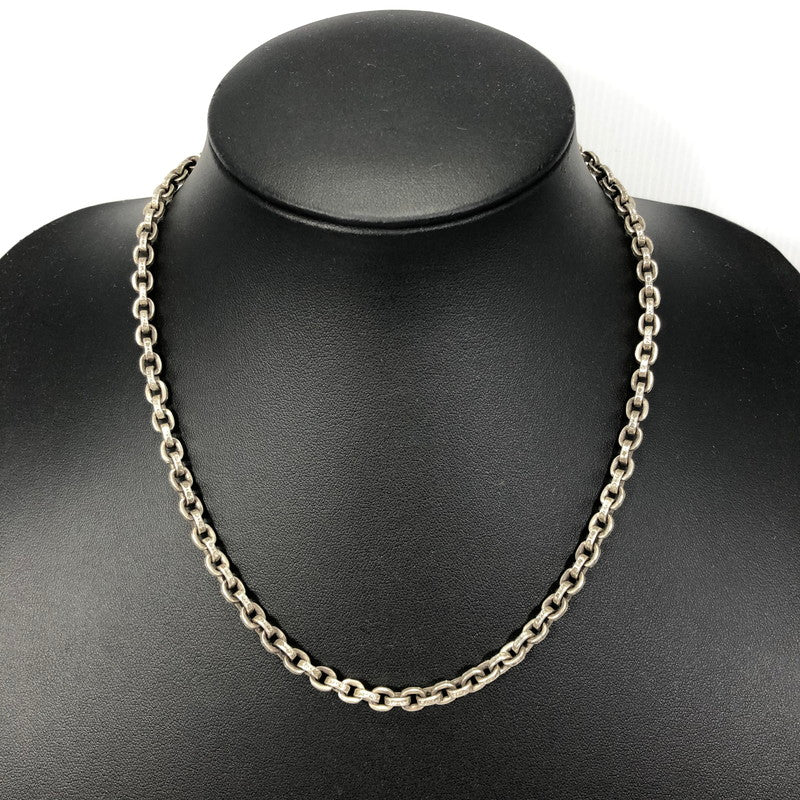 【中古品】【メンズ】 CHROME HEARTS クロムハーツ SV925 PAPER CHAIN NECKLACE 18INCH シルバー925 ペーパーチェーンネックレス 18インチ 190-261028-rt-11-tagh カラー：シルバー 万代Net店