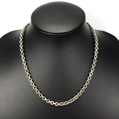 【中古品】【メンズ】 CHROME HEARTS クロムハーツ SV925 PAPER CHAIN NECKLACE 18INCH シルバー925 ペーパーチェーンネックレス 18インチ 190-261028-rt-11-tagh カラー：シルバー 万代Net店