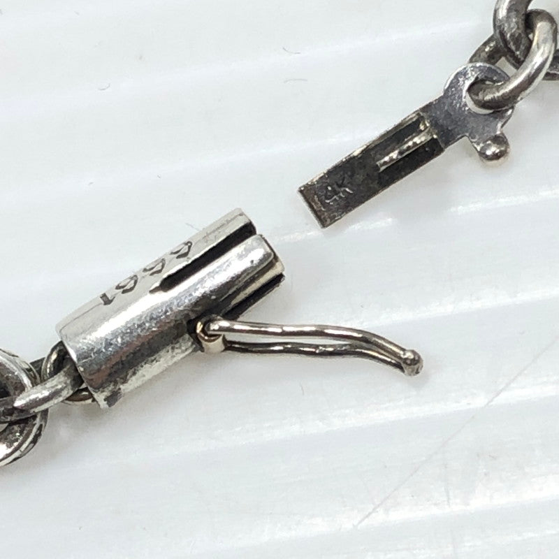 【中古品】【メンズ】 CHROME HEARTS クロムハーツ SV925 PAPER CHAIN NECKLACE 18INCH シルバー925 ペーパーチェーンネックレス 18インチ 190-261028-rt-11-tagh カラー：シルバー 万代Net店