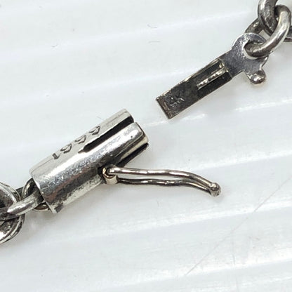 【中古品】【メンズ】 CHROME HEARTS クロムハーツ SV925 PAPER CHAIN NECKLACE 18INCH シルバー925 ペーパーチェーンネックレス 18インチ 190-261028-rt-11-tagh カラー：シルバー 万代Net店