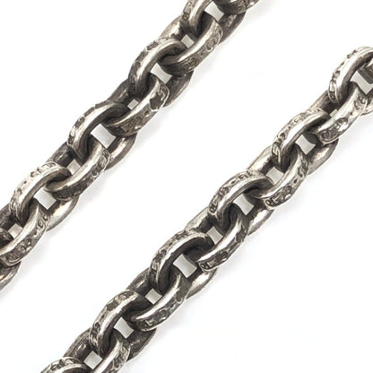 【中古品】【メンズ】 CHROME HEARTS クロムハーツ SV925 PAPER CHAIN NECKLACE 18INCH シルバー925 ペーパーチェーンネックレス 18インチ 190-261028-rt-11-tagh カラー：シルバー 万代Net店