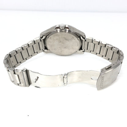 【中古品】【メンズ】 CITIZEN シチズン ECO-DRIVE J810-0084W03 エコドライブ イエロー文字盤 海外限定モデル 腕時計 余りコマ2個 197-261007-na-14-tagh カラー：シルバー/イエロー 万代Net店