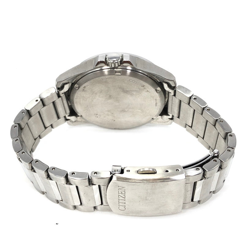 【中古品】【メンズ】 CITIZEN シチズン ECO-DRIVE J810-0084W03 エコドライブ イエロー文字盤 海外限定モデル 腕時計 余りコマ2個 197-261007-na-14-tagh カラー：シルバー/イエロー 万代Net店