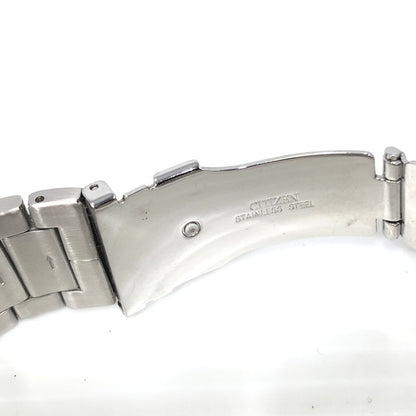 【中古品】【メンズ】 CITIZEN シチズン ECO-DRIVE J810-0084W03 エコドライブ イエロー文字盤 海外限定モデル 腕時計 余りコマ2個 197-261007-na-14-tagh カラー：シルバー/イエロー 万代Net店