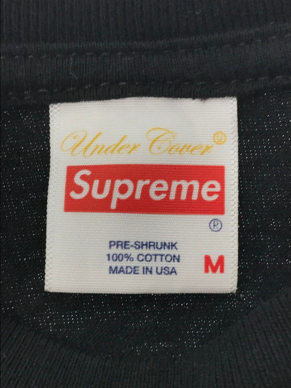 【中古品】【メンズ】 SUPREME シュプリーム × UNDER COVER アンダーカバー 18SS PUBLIC ENEMY TEE パブリック エネミー Tシャツ 半袖Tシャツ トップス 149-261001-rt-02-tagh サイズ：M カラー：ブラック 万代Net店
