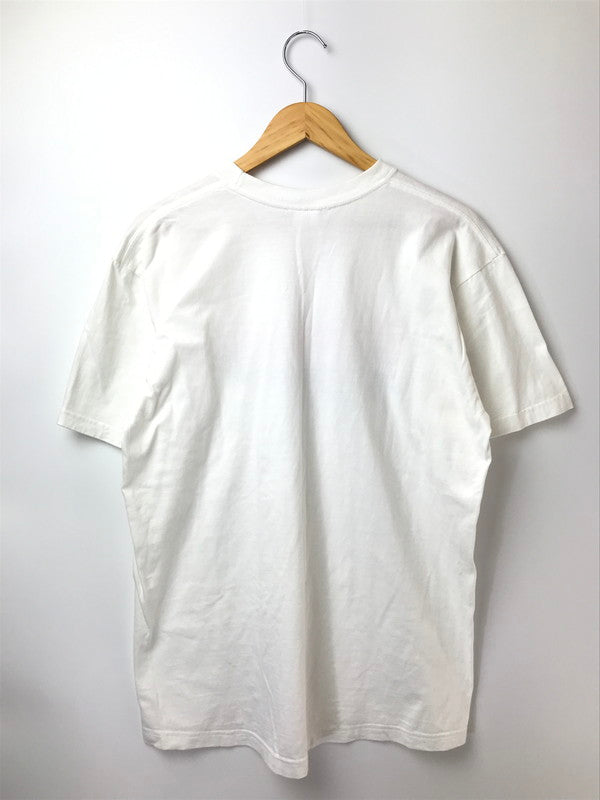 【中古品】【メンズ】 SUPREME シュプリーム × YOHJI YAMAMOTO ヨウジヤマモト 20AW LOGO TEE WHITE ロゴ ショートスリーブ Tシャツ トップス 半袖Tシャツ 149-261001-rt-01-tagh サイズ：L カラー：ホワイト 万代Net店