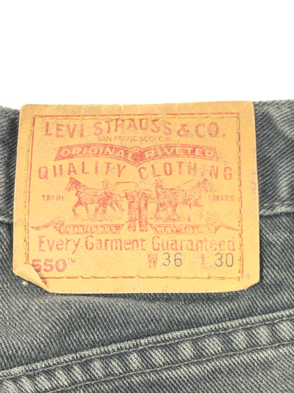 【現状渡し品】【メンズ】 LEVI'S リーバイス RELAXED FIT 00's 501 BLACK DENIM PANTS 550-0260 USA製 00年製 リラックス フィット デニム パンツ ジーンズ 157-261002-rt-20-tagh サイズ：W36 L30 カラー：ブラック 万代Net店