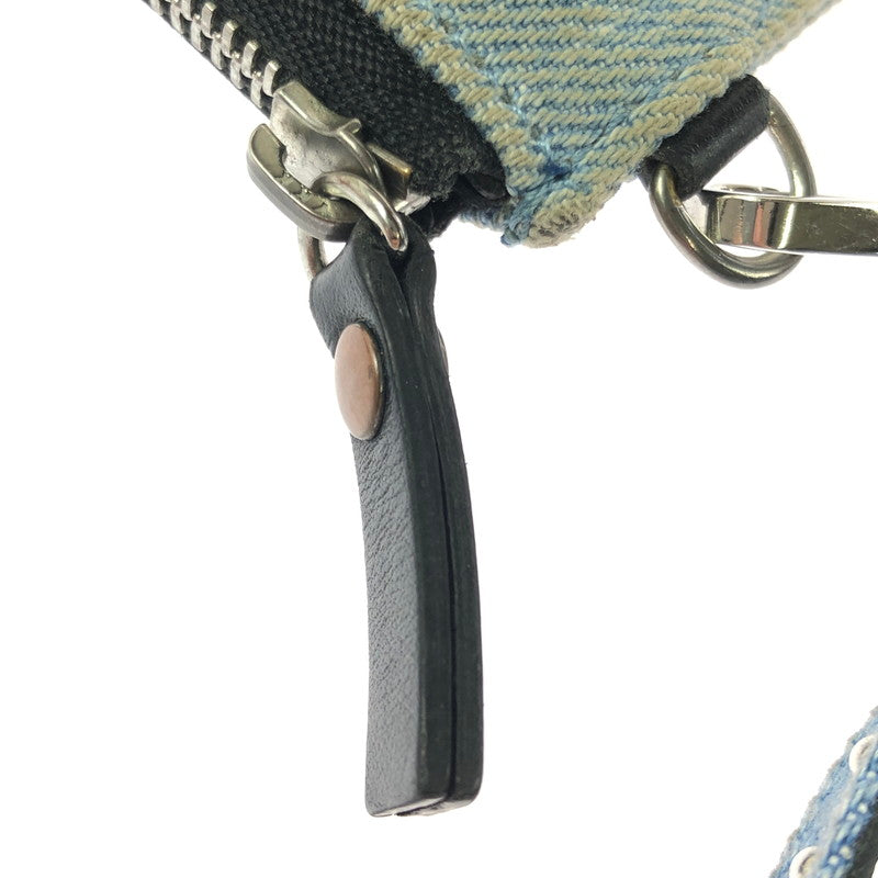 【現状渡し品】【メンズ】 SUPREME×HTC シュプリーム×エイチティーシー 23SS DENIM STUDDED WALLET 23年春夏 デニム スタッディド ウォレット 200-201023-ty-33-tagh カラー：ライトインディゴ 万代Net店