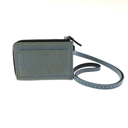 【現状渡し品】【メンズ】 SUPREME×HTC シュプリーム×エイチティーシー 23SS DENIM STUDDED WALLET 23年春夏 デニム スタッディド ウォレット 200-201023-ty-33-tagh カラー：ライトインディゴ 万代Net店
