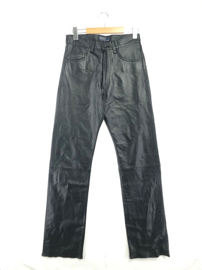 【中古品】【メンズ】 POLO RALPH LAUREN ポロ ラルフローレン LEATHER PANTS レザー パンツ 157-261009-ty-01-tagh サイズ：M カラー：ブラック 万代Net店