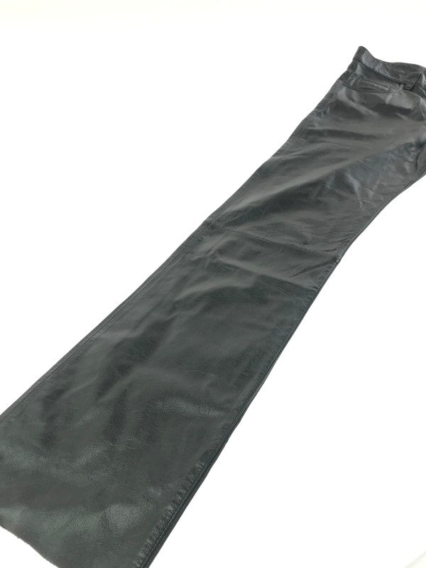 【中古品】【メンズ】 POLO RALPH LAUREN ポロ ラルフローレン LEATHER PANTS レザー パンツ 157-261009-ty-01-tagh サイズ：M カラー：ブラック 万代Net店