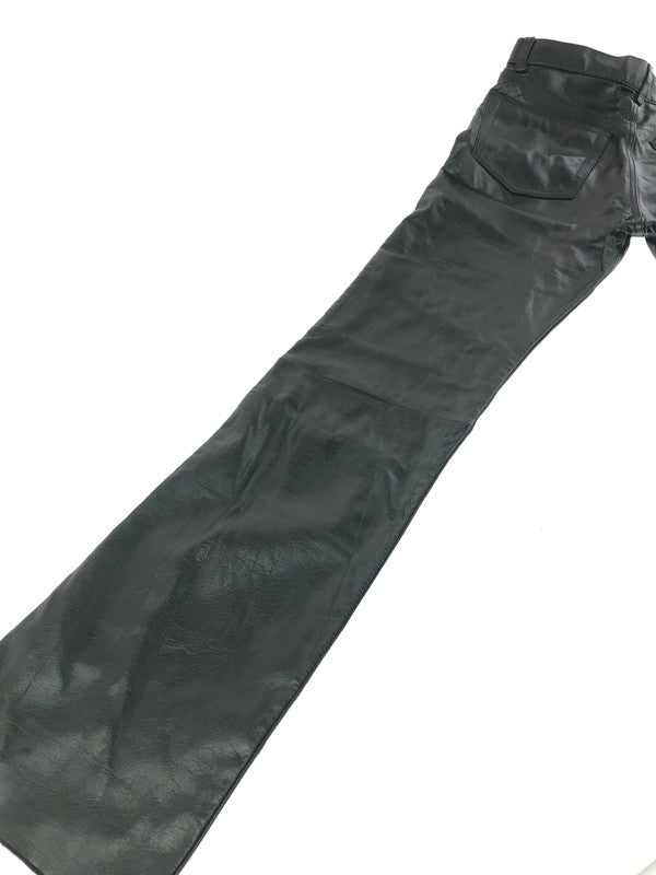 【中古品】【メンズ】 POLO RALPH LAUREN ポロ ラルフローレン LEATHER PANTS レザー パンツ 157-261009-ty-01-tagh サイズ：M カラー：ブラック 万代Net店