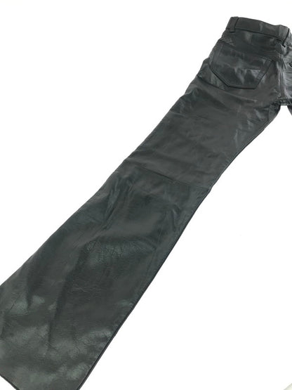 【中古品】【メンズ】 POLO RALPH LAUREN ポロ ラルフローレン LEATHER PANTS レザー パンツ 157-261009-ty-01-tagh サイズ：M カラー：ブラック 万代Net店