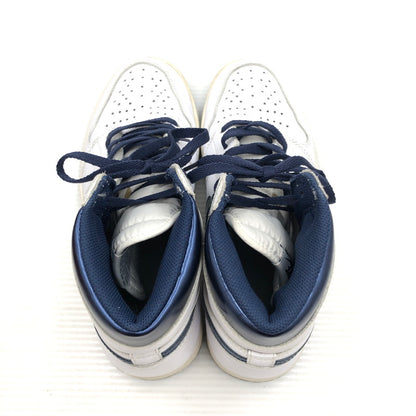 【中古品】【メンズ】 NIKE ナイキ AIR JORDAN 1 RETRO HIGH OG 555088-106 エアジョーダン 1 レトロ ハイ スニーカー 靴 160-261005-na-54-tagh サイズ：27.5cm US 9.5 カラー：WHITE/MIDNIGHT NAVY 万代Net店