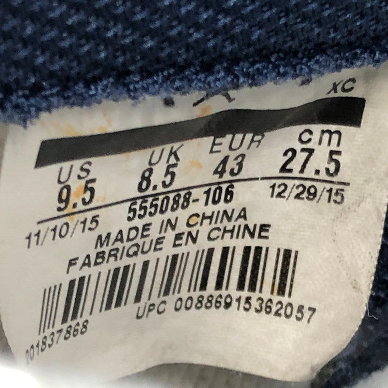 【中古品】【メンズ】 NIKE ナイキ AIR JORDAN 1 RETRO HIGH OG 555088-106 エアジョーダン 1 レトロ ハイ スニーカー 靴 160-261005-na-54-tagh サイズ：27.5cm US 9.5 カラー：WHITE/MIDNIGHT NAVY 万代Net店
