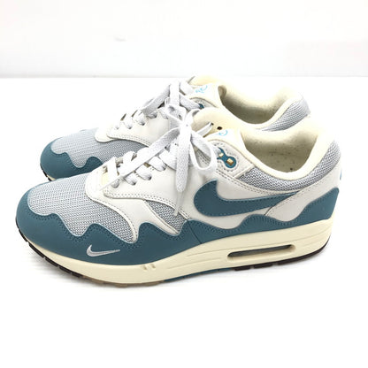 【中古品】【メンズ】 NIKE ナイキ×PATTA パタ AIR MAX 1 / P DH1348-004 エアマックス 1 スニーカー 靴 160-261005-na-52-tagh サイズ：27.5cm US 9.5 カラー：METALLIC SILVER/NOISE AQUA 万代Net店
