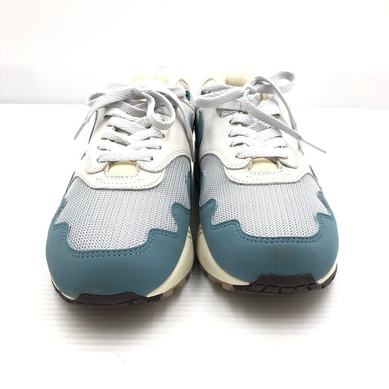 【中古品】【メンズ】 NIKE ナイキ×PATTA パタ AIR MAX 1 / P DH1348-004 エアマックス 1 スニーカー 靴 160-261005-na-52-tagh サイズ：27.5cm US 9.5 カラー：METALLIC SILVER/NOISE AQUA 万代Net店