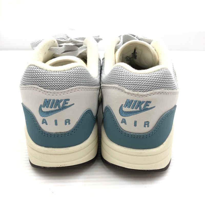【中古品】【メンズ】 NIKE ナイキ×PATTA パタ AIR MAX 1 / P DH1348-004 エアマックス 1 スニーカー 靴 160-261005-na-52-tagh サイズ：27.5cm US 9.5 カラー：METALLIC SILVER/NOISE AQUA 万代Net店