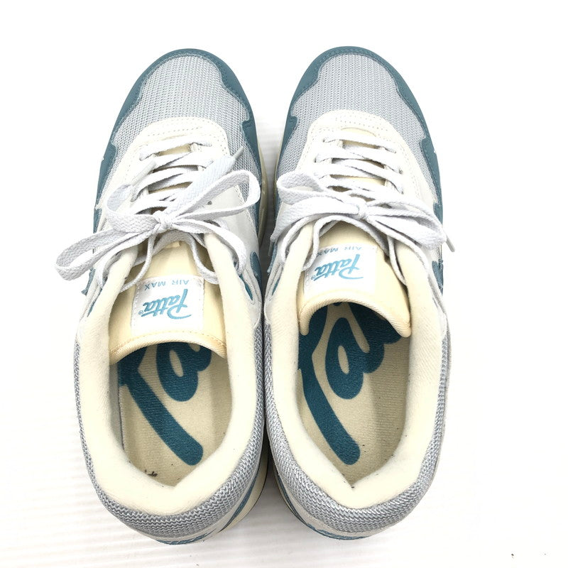 【中古品】【メンズ】 NIKE ナイキ×PATTA パタ AIR MAX 1 / P DH1348-004 エアマックス 1 スニーカー 靴 160-261005-na-52-tagh サイズ：27.5cm US 9.5 カラー：METALLIC SILVER/NOISE AQUA 万代Net店