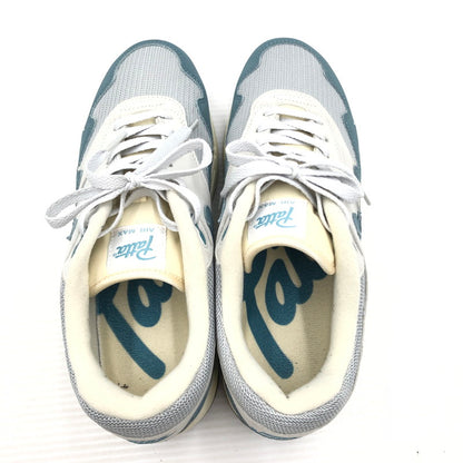 【中古品】【メンズ】 NIKE ナイキ×PATTA パタ AIR MAX 1 / P DH1348-004 エアマックス 1 スニーカー 靴 160-261005-na-52-tagh サイズ：27.5cm US 9.5 カラー：METALLIC SILVER/NOISE AQUA 万代Net店