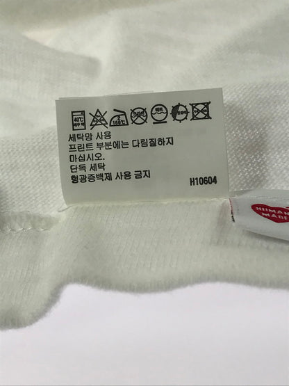 【中古品】【メンズ】 HUMAN MADE ヒューマンメード COLLEGE PRINT S/S TEE カレッジ プリント SS Ｔシャツ 142-261009-ty-06-tagh サイズ：2XL カラー：ホワイト 万代Net店