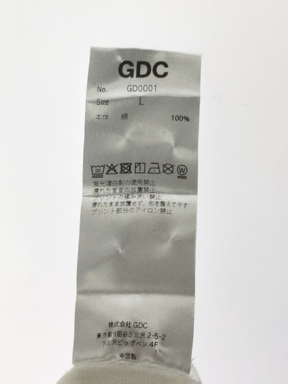【中古品】【メンズ】 GDC ジーディーシー 25SS GRAPHIC T-SHHITS WHITE グラフィック Tシャツ トップス 142-261002-rt-12-tagh サイズ：L カラー：ホワイト 万代Net店
