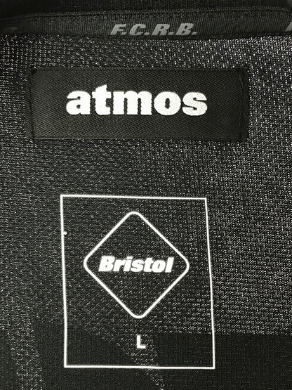 【中古品】【メンズ】 ATMOS アトモス×F.C.R.B. エフシーアールビー PRE MATCH TOP BLACK FCRB-220144 プレ マッチ トップ 半袖Tシャツ トップス 142-261002-rt-01-tagh サイズ：L カラー：ブラック 万代Net店