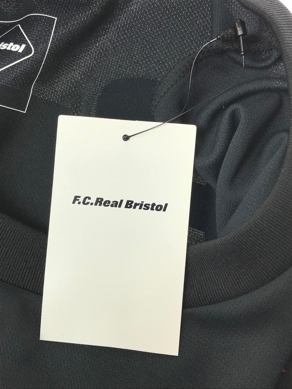 【中古品】【メンズ】 ATMOS アトモス×F.C.R.B. エフシーアールビー PRE MATCH TOP BLACK FCRB-220144 プレ マッチ トップ 半袖Tシャツ トップス 142-261002-rt-01-tagh サイズ：L カラー：ブラック 万代Net店