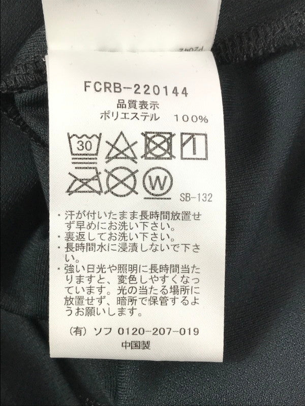 【中古品】【メンズ】 ATMOS アトモス×F.C.R.B. エフシーアールビー PRE MATCH TOP BLACK FCRB-220144 プレ マッチ トップ 半袖Tシャツ トップス 142-261002-rt-01-tagh サイズ：L カラー：ブラック 万代Net店
