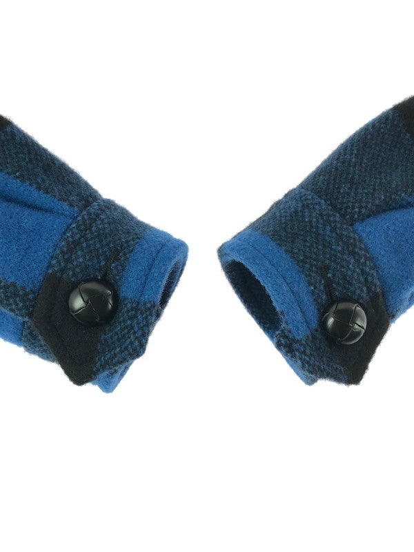 【中古品】【メンズ】 MARBLES マーブルズ BUFFALO CHECK JACKET BLUE MJK-A1508 バッファロー チェック ジャケット アウター 145-261002-rt-06-tagh サイズ：L カラー：ブルー 万代Net店