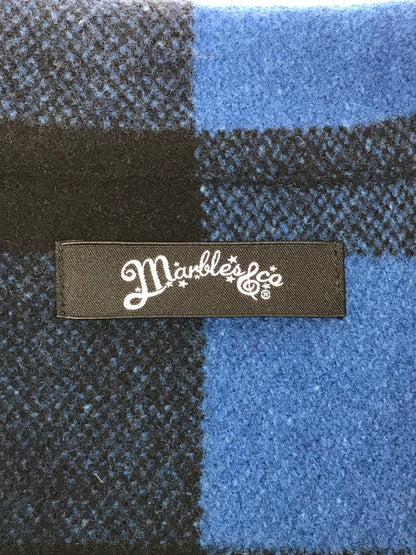 【中古品】【メンズ】 MARBLES マーブルズ BUFFALO CHECK JACKET BLUE MJK-A1508 バッファロー チェック ジャケット アウター 145-261002-rt-06-tagh サイズ：L カラー：ブルー 万代Net店
