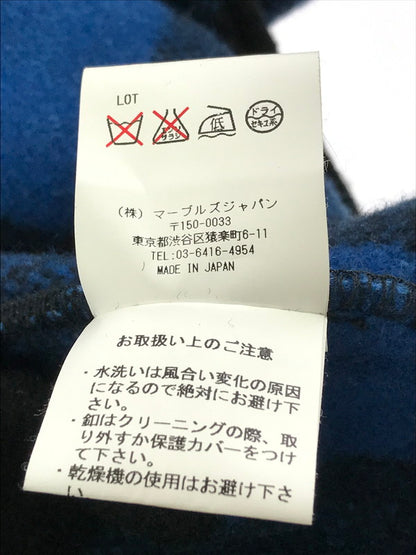 【中古品】【メンズ】 MARBLES マーブルズ BUFFALO CHECK JACKET BLUE MJK-A1508 バッファロー チェック ジャケット アウター 145-261002-rt-06-tagh サイズ：L カラー：ブルー 万代Net店