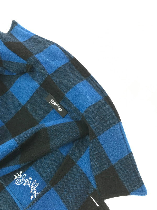 【中古品】【メンズ】 MARBLES マーブルズ BUFFALO CHECK JACKET BLUE MJK-A1508 バッファロー チェック ジャケット アウター 145-261002-rt-06-tagh サイズ：L カラー：ブルー 万代Net店