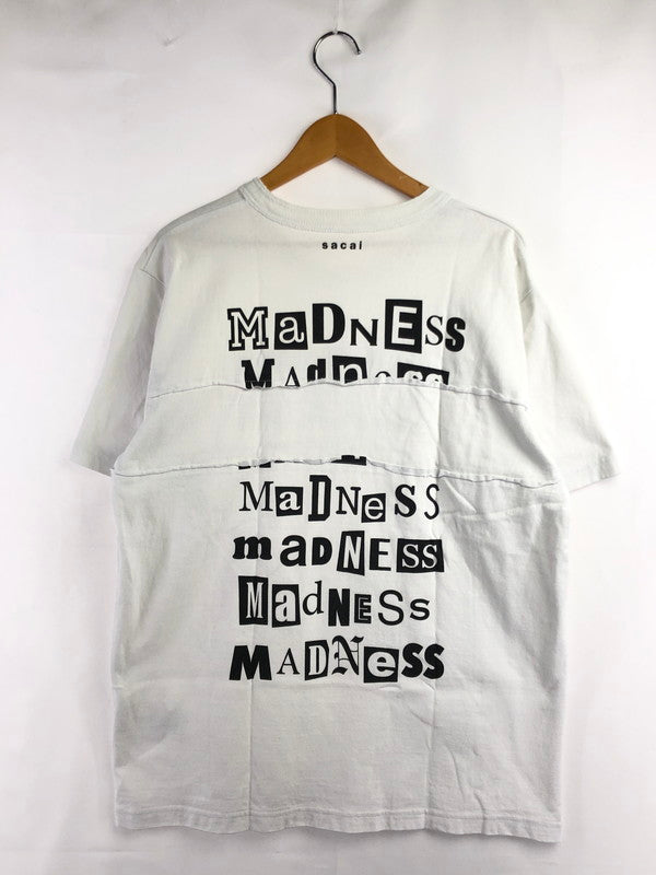 【中古品】【メンズ】 SACAI サカイ 21SS ARCHIVE MIX T-SHIRT WHITE 21-0180S アーカイブ ミックス Tシャツ 半袖Tシャツ トップス 142-261002-rt-11-tagh サイズ：4 カラー：ホワイト 万代Net店