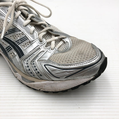 【中古品】【メンズ】 ASICS アシックス GEL-KAYANO 14 SNEAKER F580625 ゲルカヤノ フォーティーン スニーカー 靴 162-261006-ty-03-tag サイズ：28cm/US10 カラー：シルバー 万代Net店