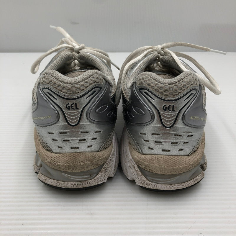 【中古品】【メンズ】 ASICS アシックス GEL-KAYANO 14 SNEAKER F580625 ゲルカヤノ フォーティーン スニーカー 靴 162-261006-ty-03-tag サイズ：28cm/US10 カラー：シルバー 万代Net店