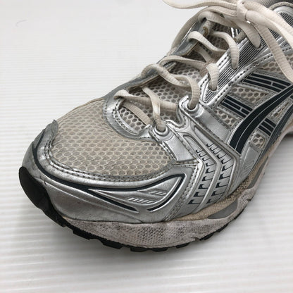 【中古品】【メンズ】 ASICS アシックス GEL-KAYANO 14 SNEAKER F580625 ゲルカヤノ フォーティーン スニーカー 靴 162-261006-ty-03-tag サイズ：28cm/US10 カラー：シルバー 万代Net店