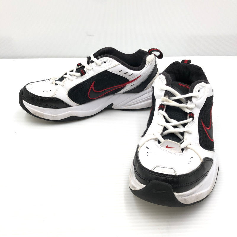【中古品】【メンズ】 NIKE ナイキ AIR MONARCH 4 415445-101 エア モナーク4 スニーカー 靴 160-261005-na-47-tagh サイズ：27.5cm US 9.5 カラー：WHITE/BLACK 万代Net店