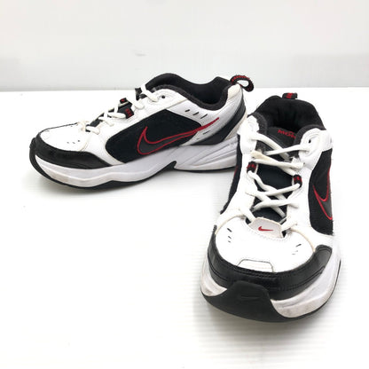 【中古品】【メンズ】 NIKE ナイキ AIR MONARCH 4 415445-101 エア モナーク4 スニーカー 靴 160-261005-na-47-tagh サイズ：27.5cm US 9.5 カラー：WHITE/BLACK 万代Net店