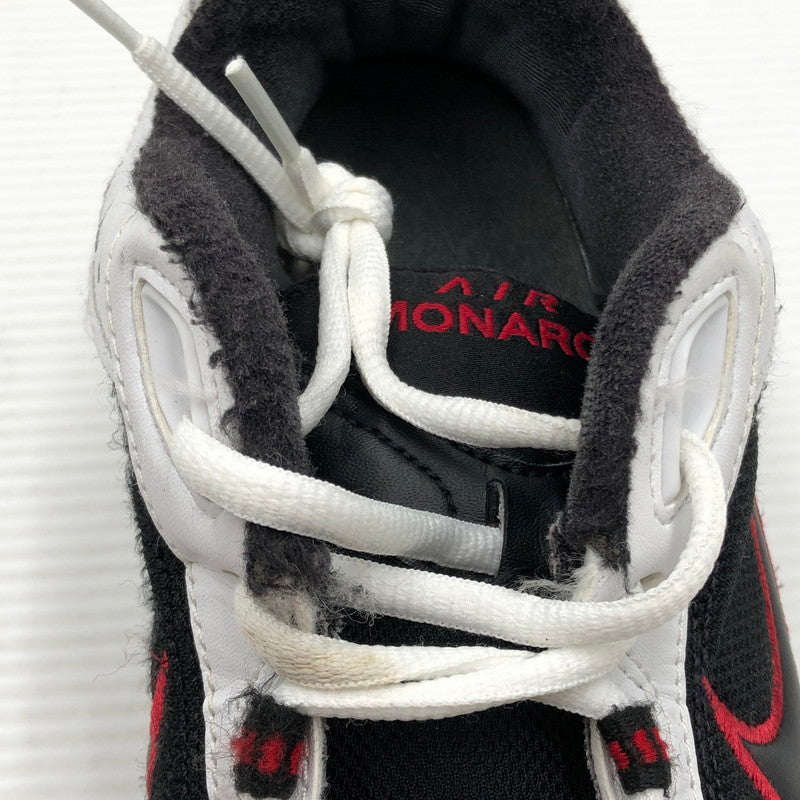 【中古品】【メンズ】 NIKE ナイキ AIR MONARCH 4 415445-101 エア モナーク4 スニーカー 靴 160-261005-na-47-tagh サイズ：27.5cm US 9.5 カラー：WHITE/BLACK 万代Net店