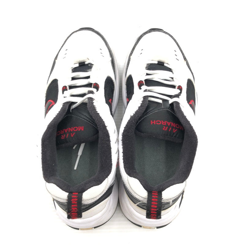 【中古品】【メンズ】 NIKE ナイキ AIR MONARCH 4 415445-101 エア モナーク4 スニーカー 靴 160-261005-na-47-tagh サイズ：27.5cm US 9.5 カラー：WHITE/BLACK 万代Net店