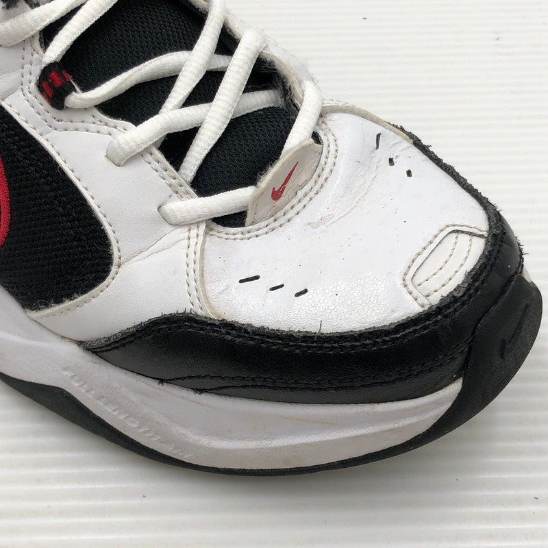 【中古品】【メンズ】 NIKE ナイキ AIR MONARCH 4 415445-101 エア モナーク4 スニーカー 靴 160-261005-na-47-tagh サイズ：27.5cm US 9.5 カラー：WHITE/BLACK 万代Net店