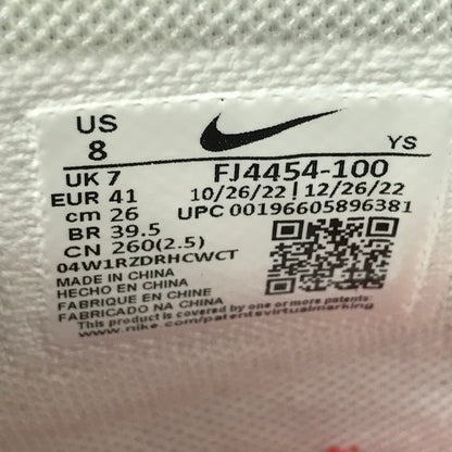 【中古美品】【メンズ】 NIKE ナイキ ERMINATOR HIGH FJ4454-100 ターミネーター ハイ スニーカー 靴 160-261003-na-14-tagh サイズ：26cm US 8 カラー：WHITE/UNIVERSITY RED 万代Net店