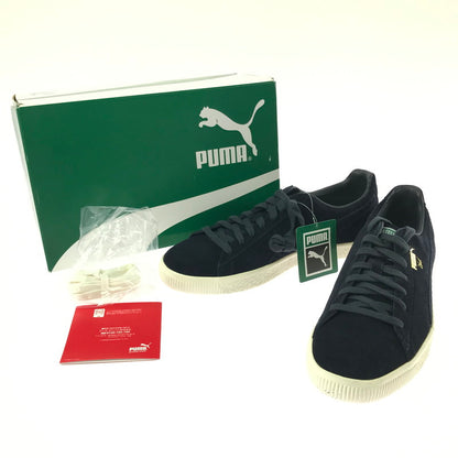 【中古美品】【メンズ】 PUMA プーマ CLYDE SNEAKER 365818 01 クライド スニーカー 靴 162-261003-na-19-tagh サイズ：27.5cm US 9.5 カラー：NAVY/GOLD 万代Net店