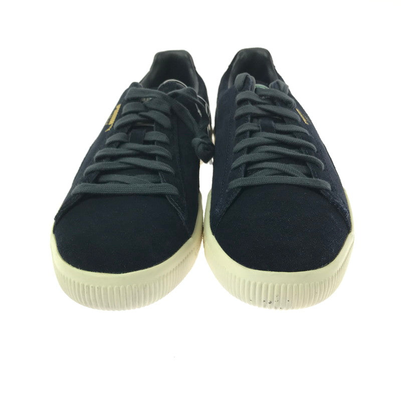 【中古美品】【メンズ】 PUMA プーマ CLYDE SNEAKER 365818 01 クライド スニーカー 靴 162-261003-na-19-tagh サイズ：27.5cm US 9.5 カラー：NAVY/GOLD 万代Net店