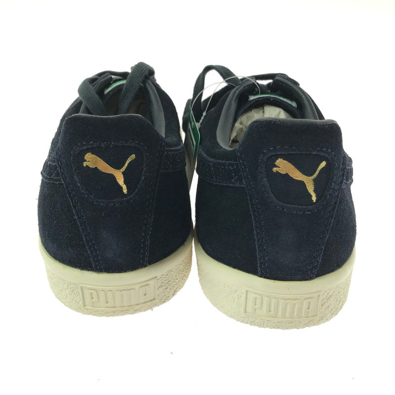 【中古美品】【メンズ】 PUMA プーマ CLYDE SNEAKER 365818 01 クライド スニーカー 靴 162-261003-na-19-tagh サイズ：27.5cm US 9.5 カラー：NAVY/GOLD 万代Net店