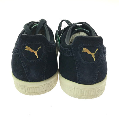 【中古美品】【メンズ】 PUMA プーマ CLYDE SNEAKER 365818 01 クライド スニーカー 靴 162-261003-na-19-tagh サイズ：27.5cm US 9.5 カラー：NAVY/GOLD 万代Net店