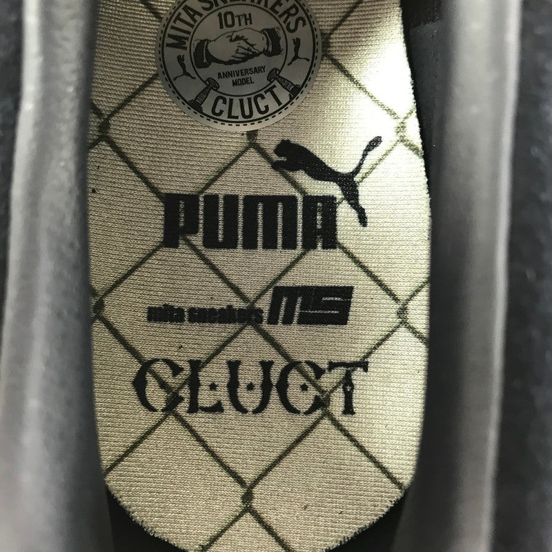 【中古美品】【メンズ】 PUMA プーマ CLYDE SNEAKER 365818 01 クライド スニーカー 靴 162-261003-na-19-tagh サイズ：27.5cm US 9.5 カラー：NAVY/GOLD 万代Net店