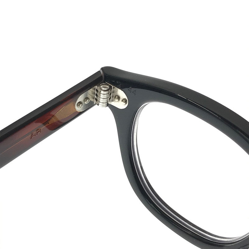 【現状渡し品】【メンズ】 JULIUS TART OPTICAL ジュリアス タート オプティカル × 蒲池眼鏡舗 AR 眼鏡 アイウェア アクセサリー 度入り 203-261007-na-06-tagh カラー：ブラウン 万代Net店