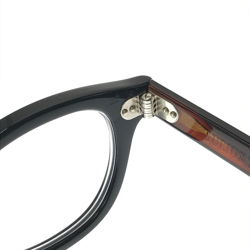 【現状渡し品】【メンズ】 JULIUS TART OPTICAL ジュリアス タート オプティカル × 蒲池眼鏡舗 AR 眼鏡 アイウェア アクセサリー 度入り 203-261007-na-06-tagh カラー：ブラウン 万代Net店